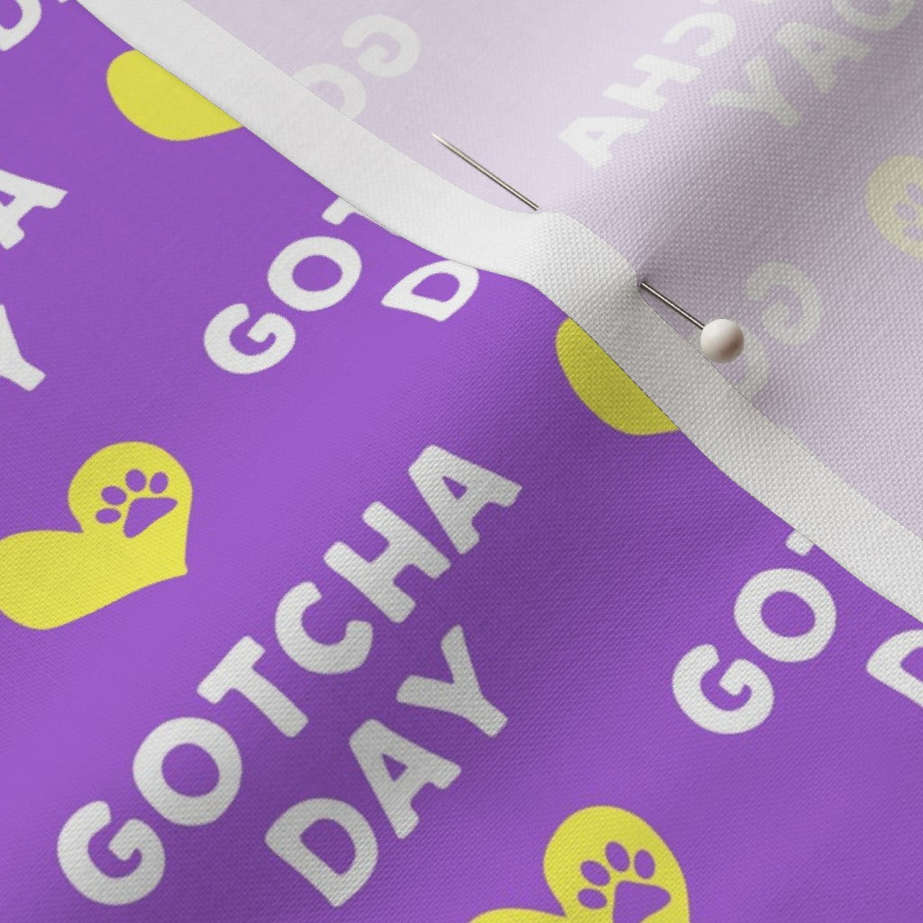 Gotcha Day Doggie Bandana (Purple)