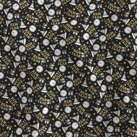 Happy New Year Doggie Bandana