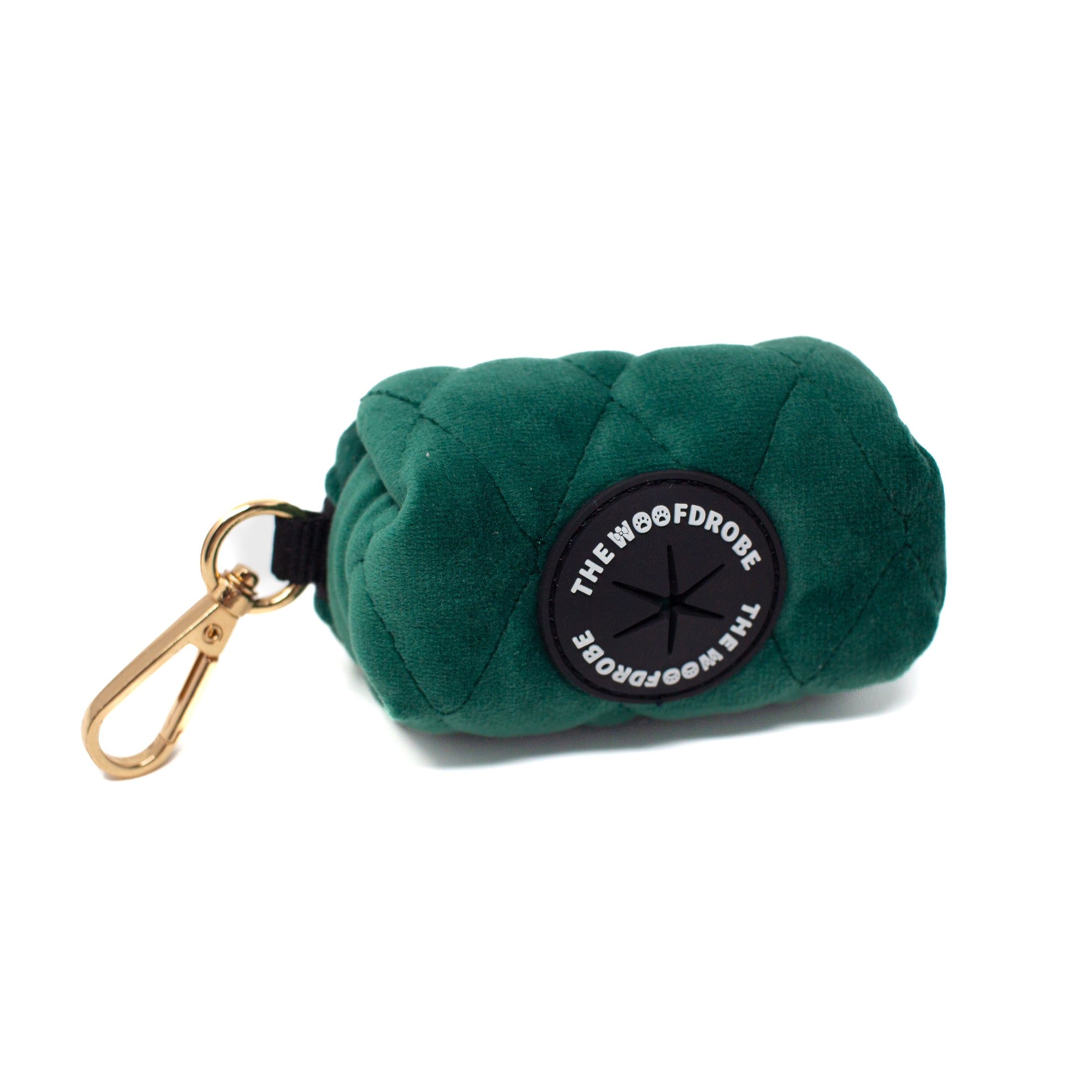 Green Velvet - Poo Bag Holder