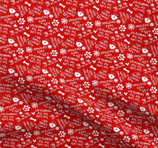 Festive Phrases - Red