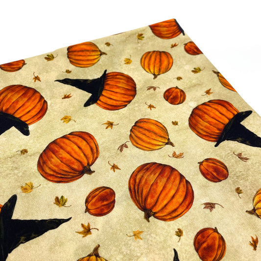 Pumpkin Patch & Witches Hats
